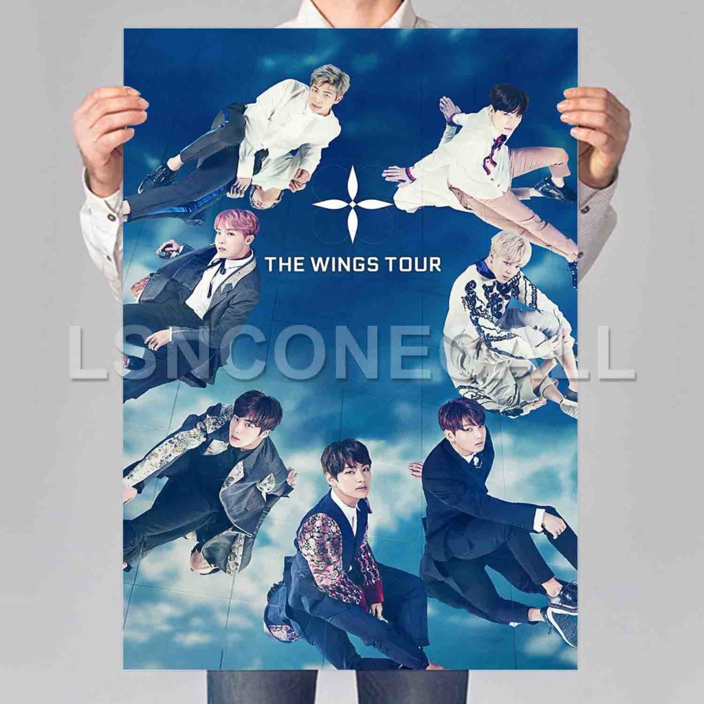 bts wings tour poster set