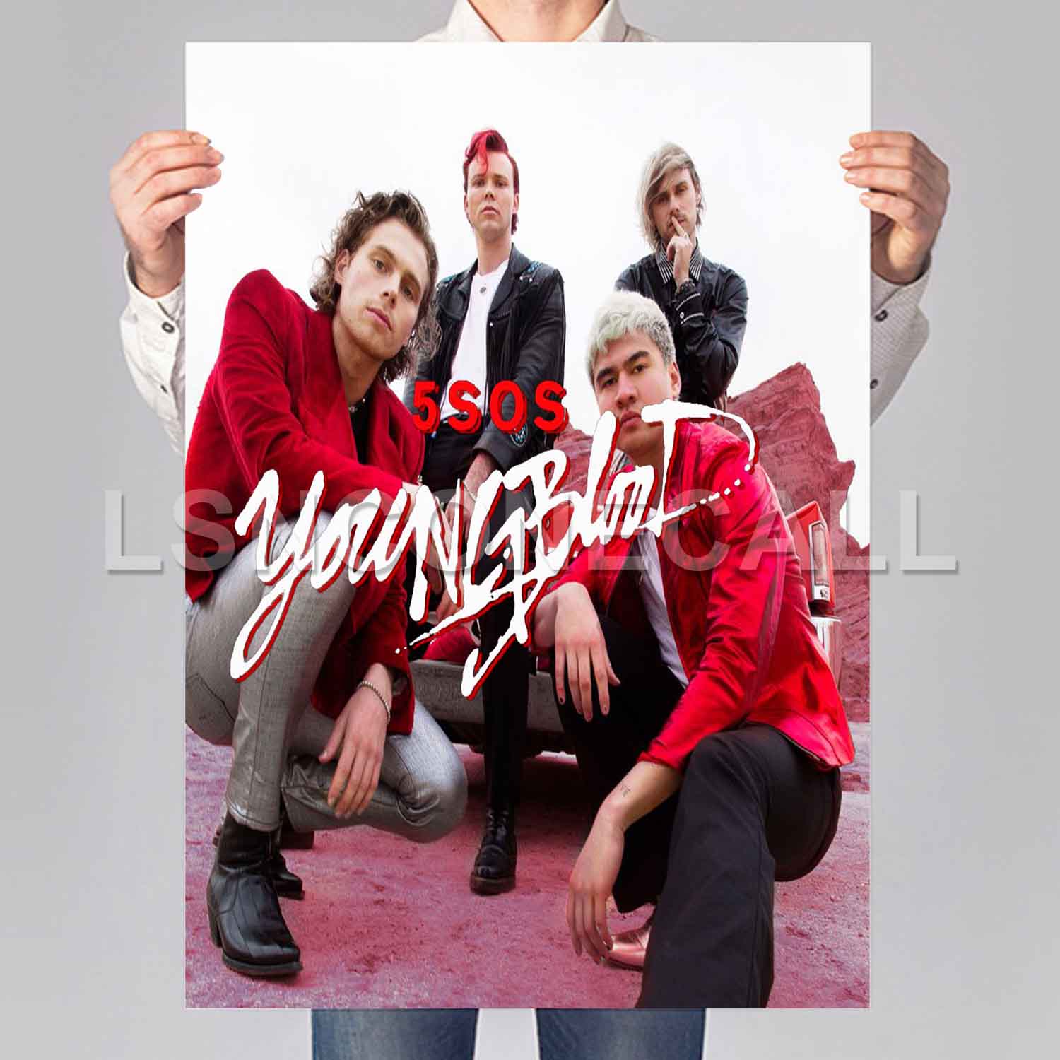 5 Seconds of Summer Band Large Wall Art Poster Print