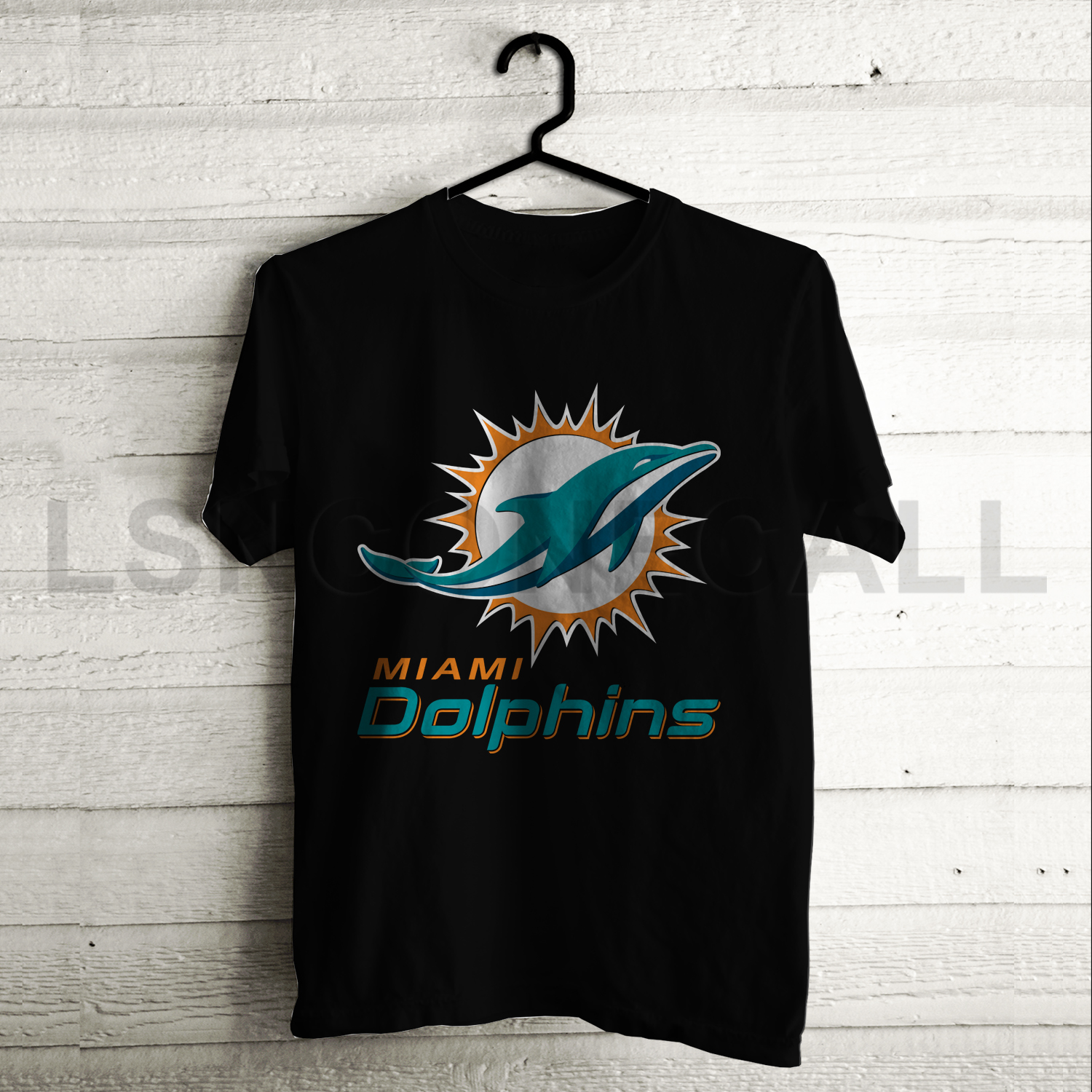 Custom Miami Dolphins T-Shirt Personalized Men Women