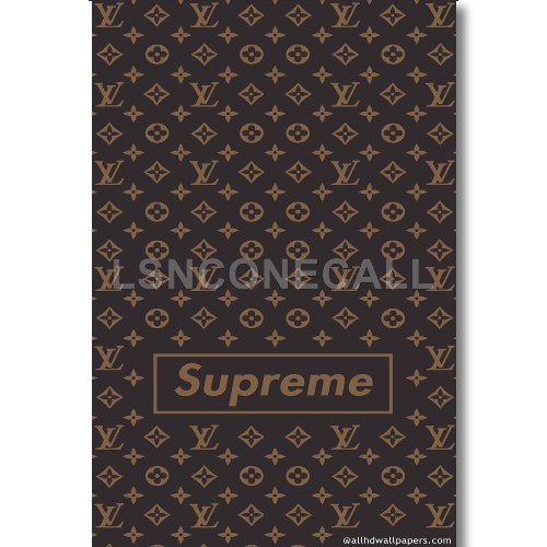 Vuitton Supreme Gucci Wallpaper Poster 2021 Custom Poster Print Wall