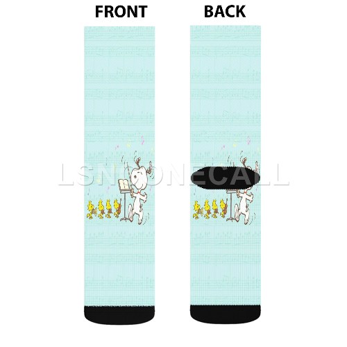 Snoopy Wallpaper Iphone X Custom Socks Print Sublimated